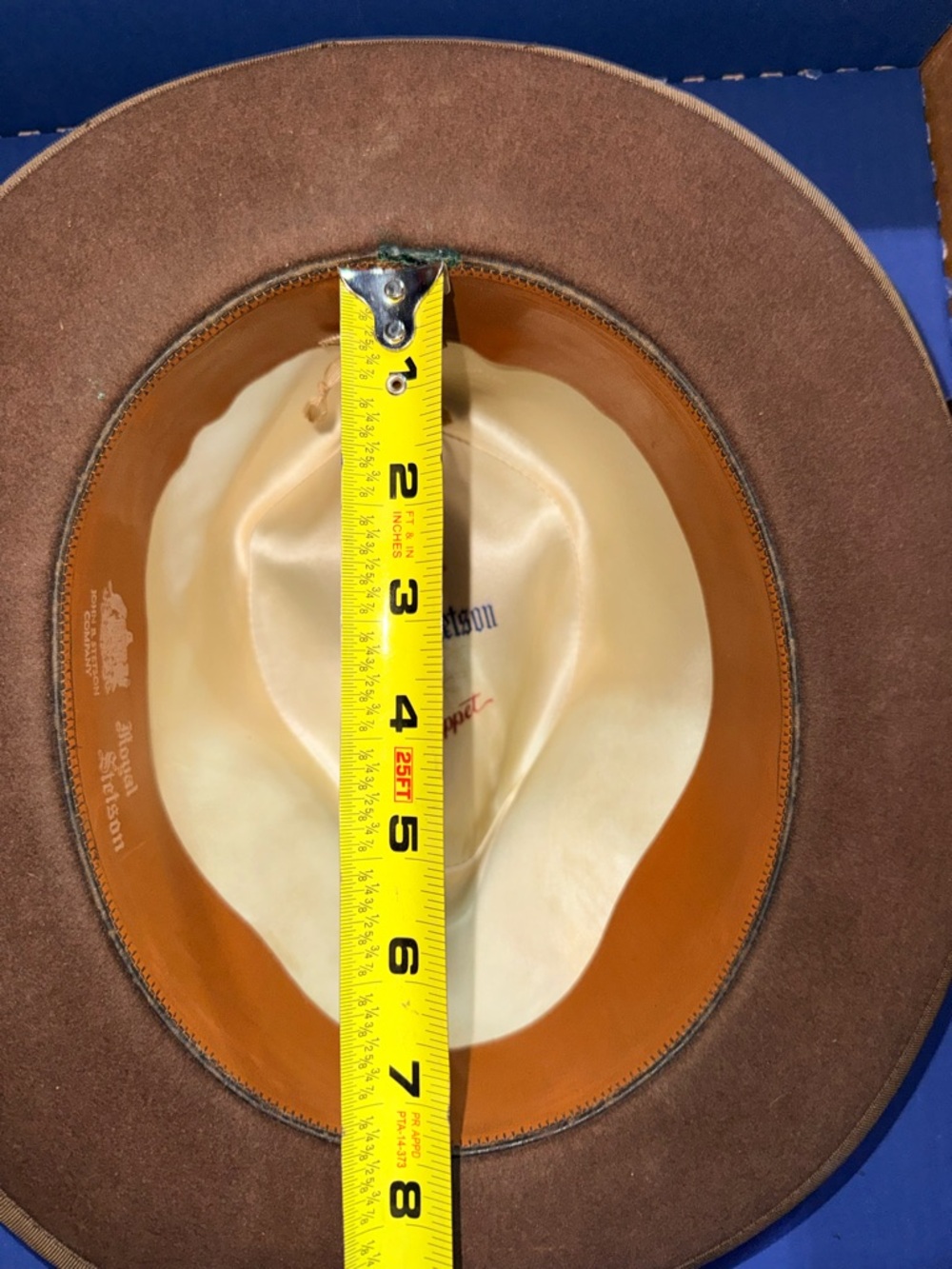 Royal Stetson Whippet Brown Felt Hat - Picture 15 of 17